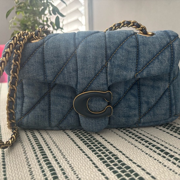 Coach Blue Quilted Crossbody Bag - Picture 2 of 10